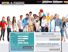 Tablet Screenshot of book-a-friend.com